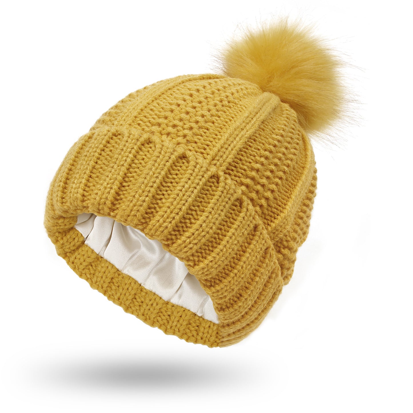 Lumière Satin-Lined Knit Beanie - Evolvgaia®