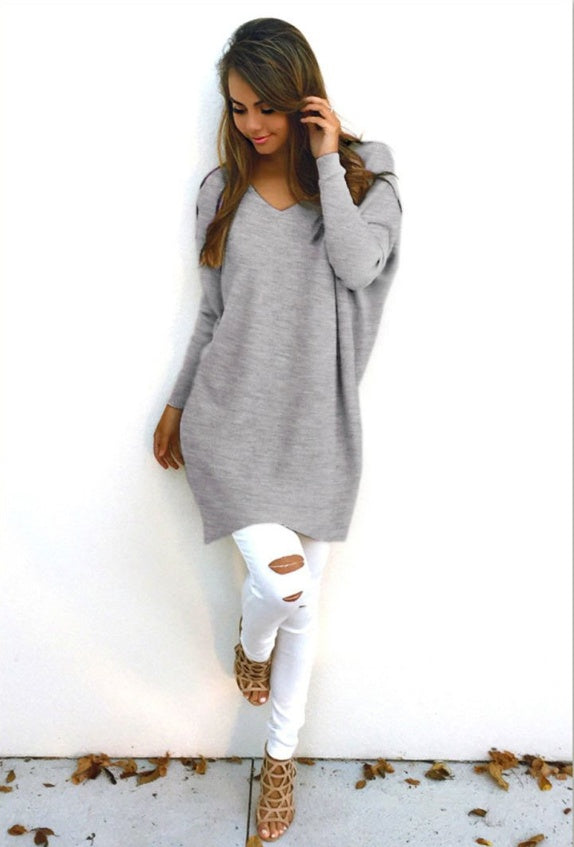 V-Neck Luxe Knit Sweater - Evolvgaia®