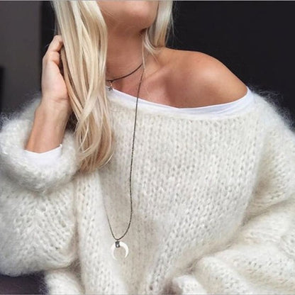 Luxe Mohair Knit Sweater - Evolvgaia®