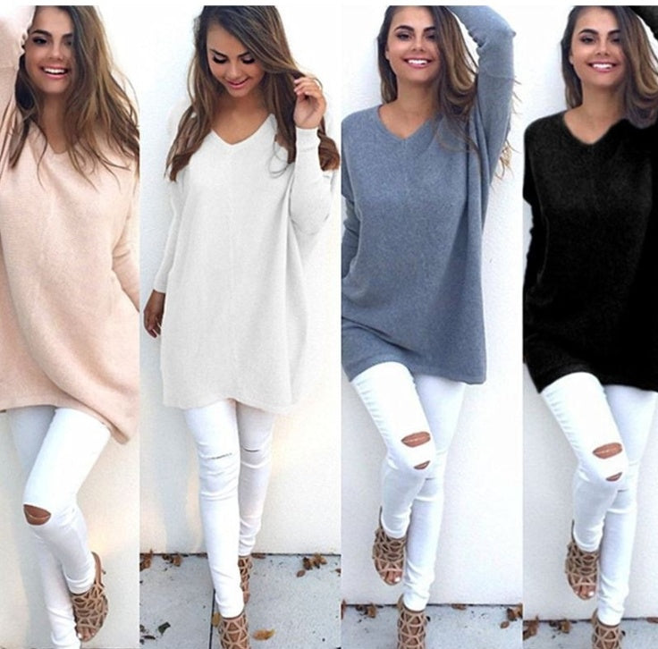V-Neck Luxe Knit Sweater - Evolvgaia®
