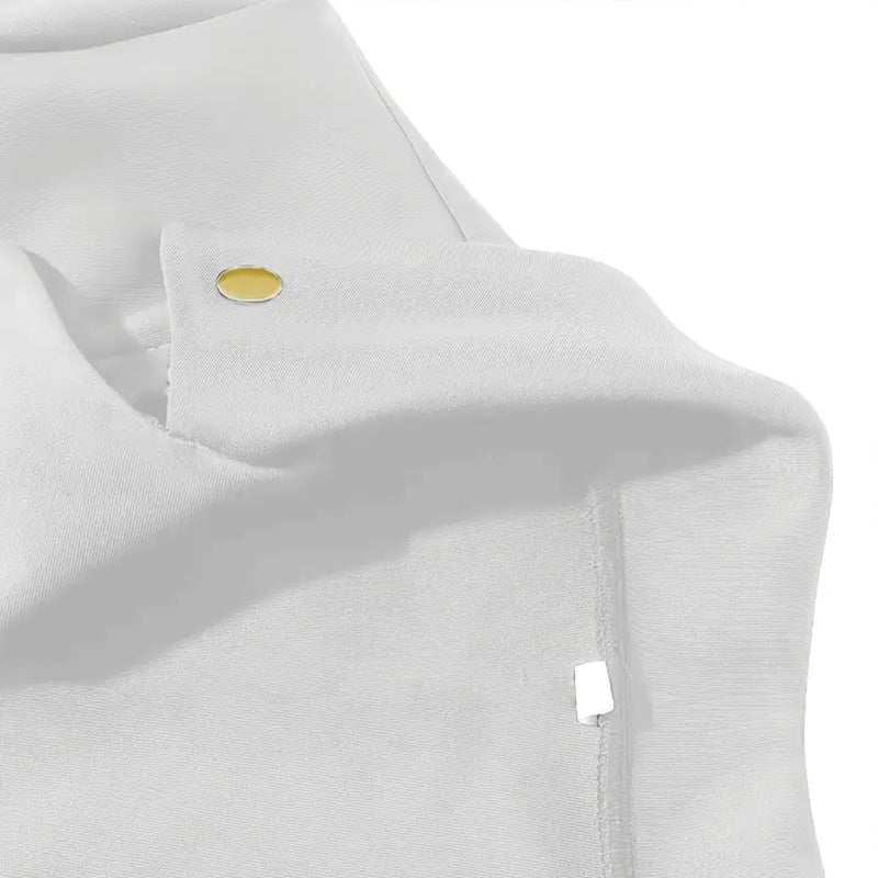 Chic Cropped Notch Lapel Blazer - Evolvgaia®