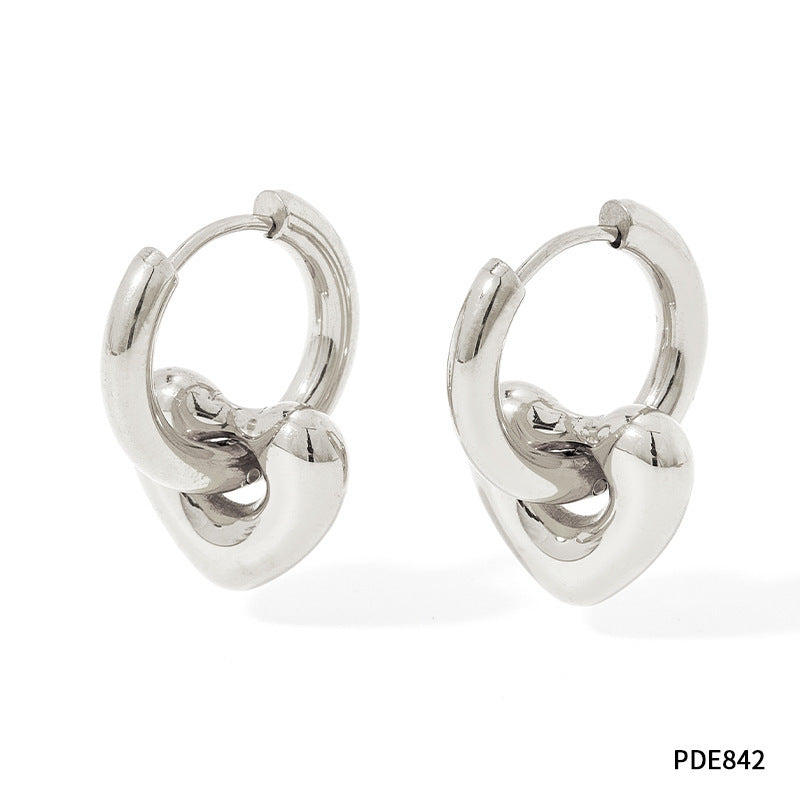 Lustrous Geometric Stainless Steel Earrings - Evolvgaia®
