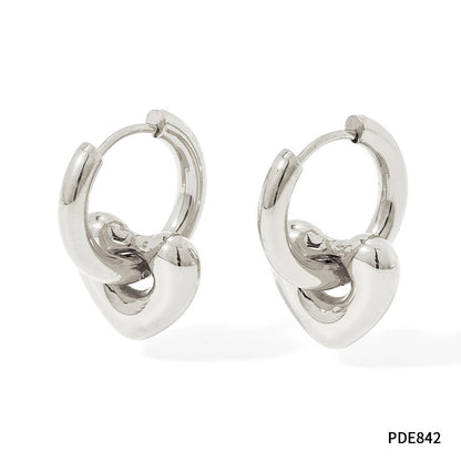 Lustrous Geometric Stainless Steel Earrings - Evolvgaia®