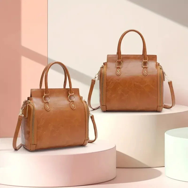 Soft Leather Multifunctional Women's Bag - Evolvgaia®