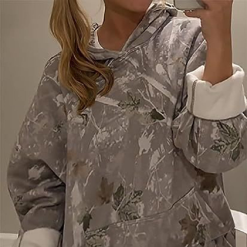 Floral Cozy Lantern Sleeve Pullover - Evolvgaia®