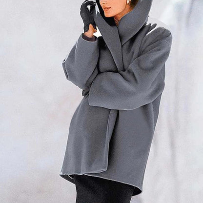 Cozy Oversized Hooded Coat - Evolvgaia®