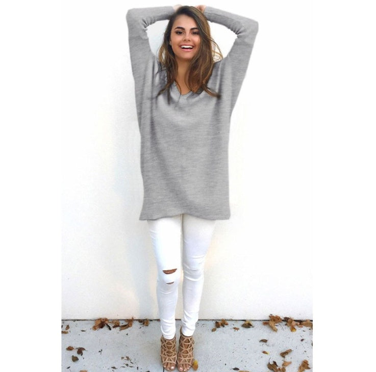 V-Neck Luxe Knit Sweater - Evolvgaia®