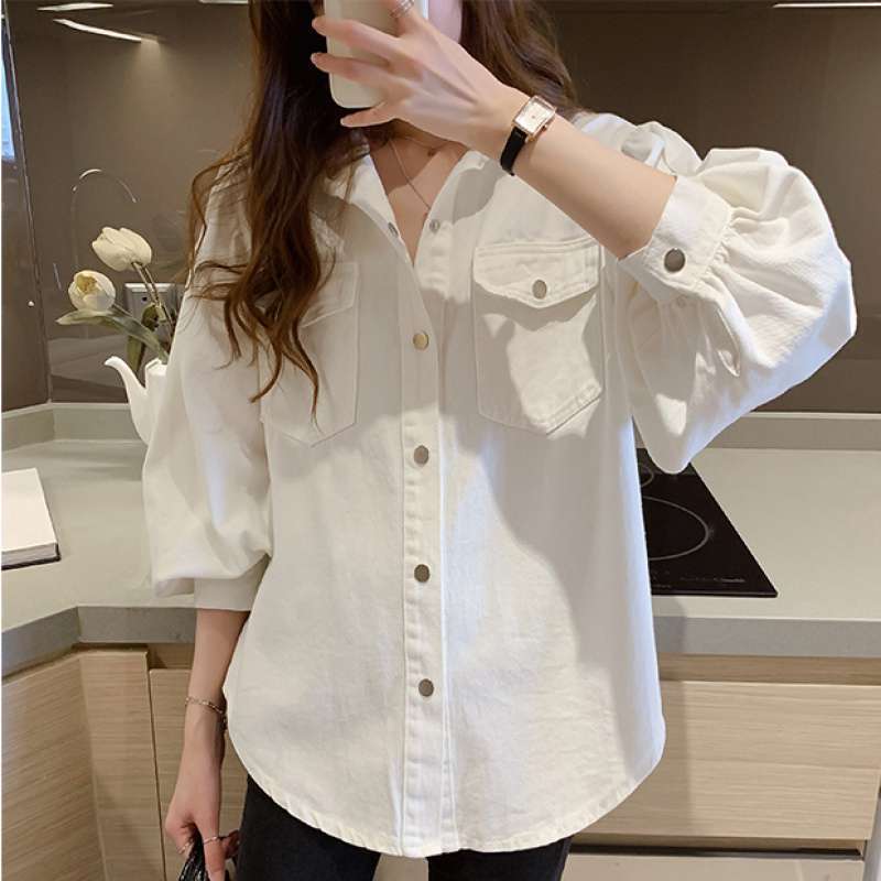 Luxury Women's Spring Blouse with Pockets - Evolvgaia®