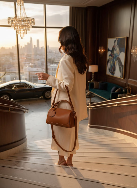 Pillow Crossbody Soft Leather Bag