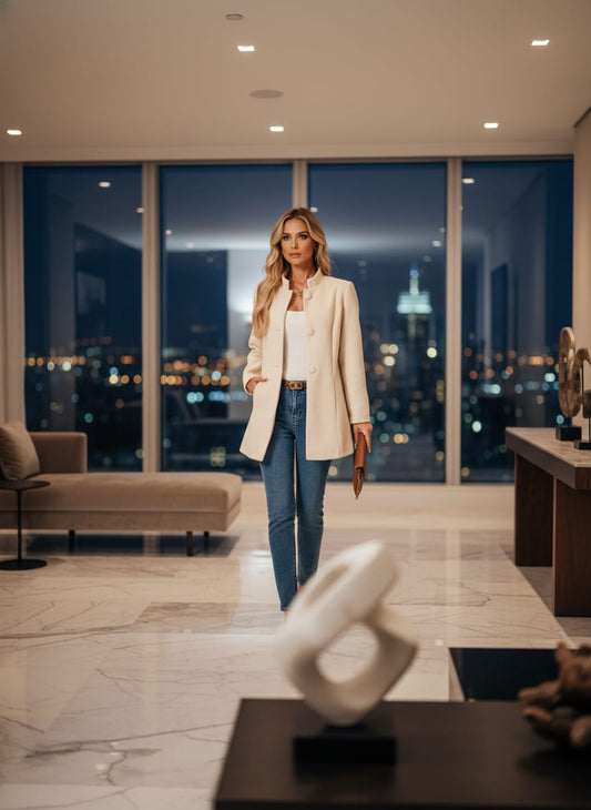 Sophisticated Mid-Length Winter Coat