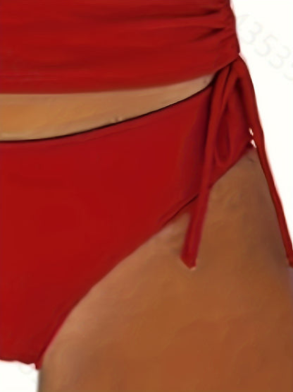 Crimson Tide Two-Piece Swim Ensemble - Evolvgaia®