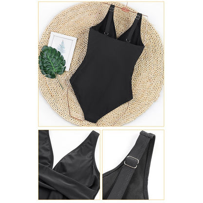 Sculpting V-Neck One-Piece - Evolvgaia®