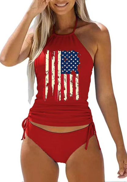 Crimson Tide Two-Piece Swim Ensemble - Evolvgaia®