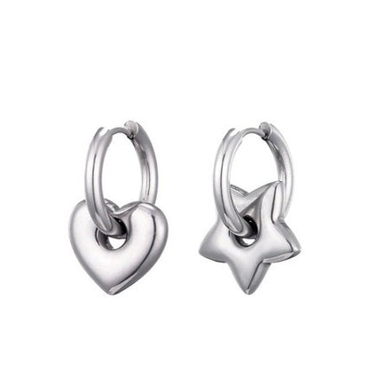 Lustrous Geometric Stainless Steel Earrings - Evolvgaia®